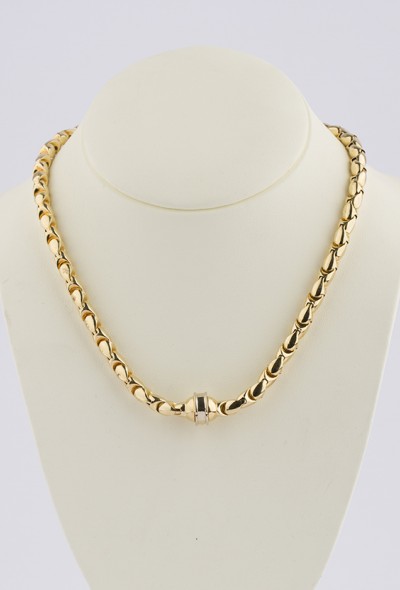 Gouden schakel collier