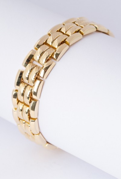 gouden schakel armband