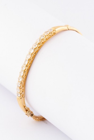 Gouden armband met briljanten