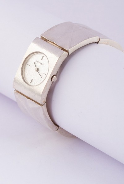 Zilveren horloge van het merk Lapponia