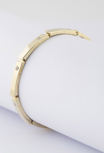 Gouden armband met briljanten