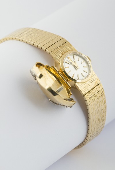 Gouden dames horloge Girard Perregaux