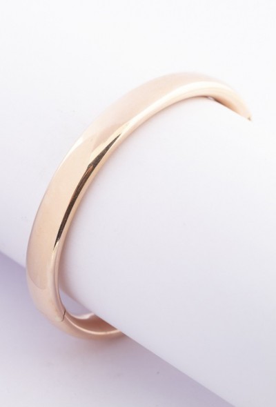 Rosé gouden bangle