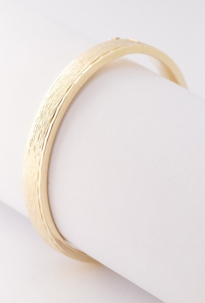 Gouden bangle met scharniersluiting