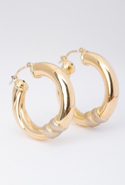 Gouden oor ringen