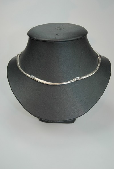 Zilveren collier van het merk Lapponia