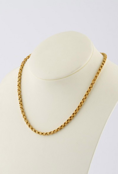 Gouden schakel collier