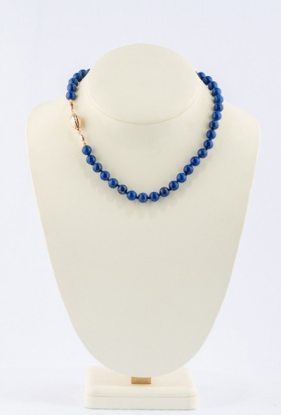 Lapis Lazuli collier aan antiek slot