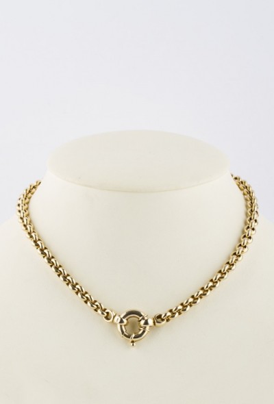 Gouden jasseron collier