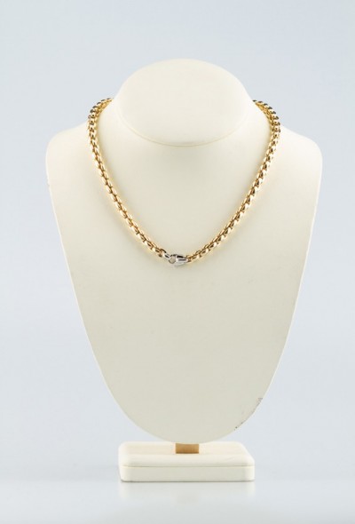 Gouden schakel collier