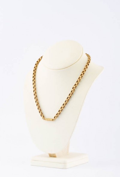 Antiek gouden jasseron collier