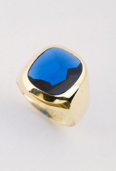 Gouden heren ring met spinel