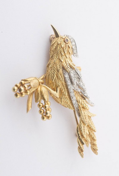 Gouden broche (Tiffany & Co)