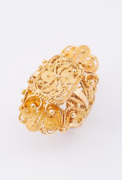 gouden filigrain ring