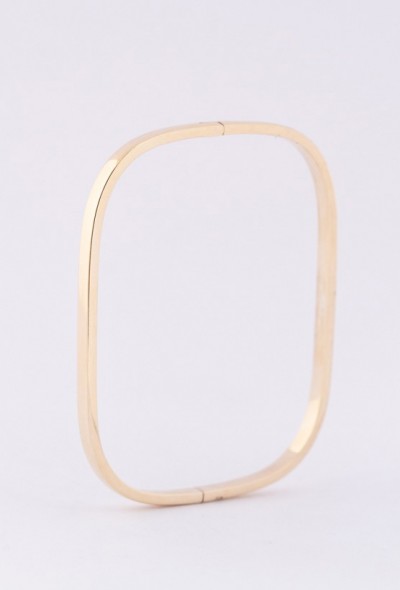 Gouden vierkante bangle