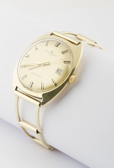 Gouden Baume & Mercier horloge