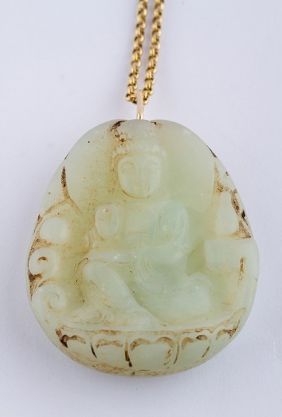 Jade boeddha hanger