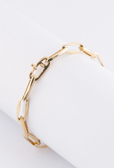 Gouden close-4-ever schakel armband (Model Lapidee)