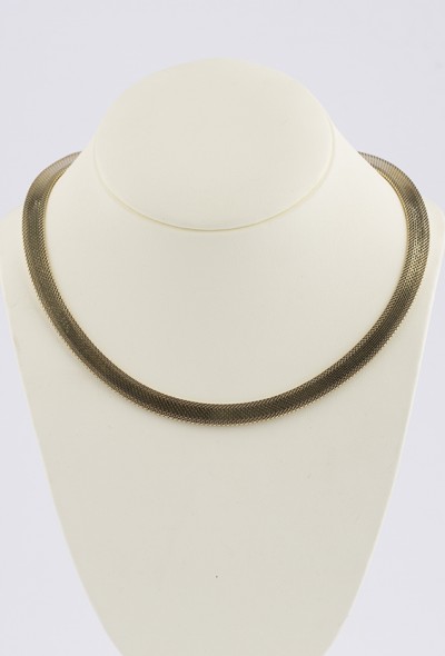 14 krt. gouden schakel collier