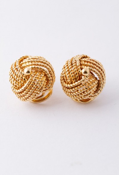 Gouden oorclips