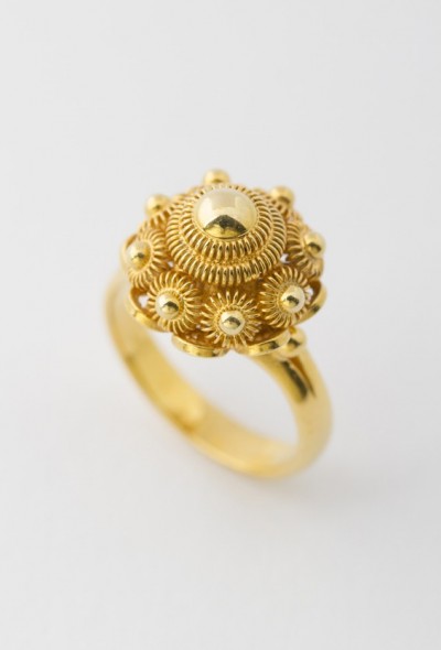 Gouden zeeuwse knoop ring
