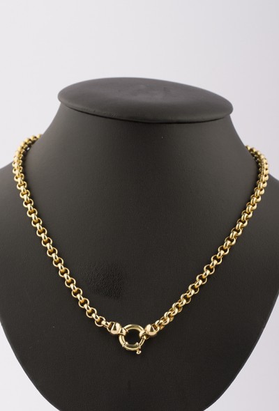 Gouden jasseron collier