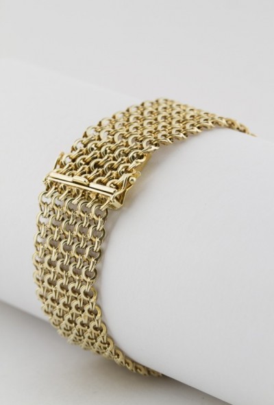 Gouden bismarck armband