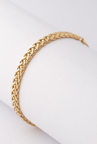 Gouden schakel armband