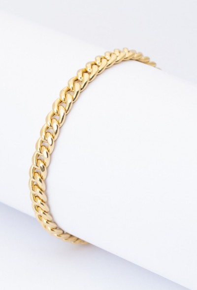 18 krt. gouden gourmet armband