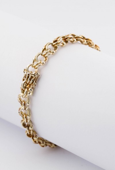 Gouden bismarck armband