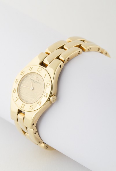 Gouden Baume & Mercier dames polshorloge