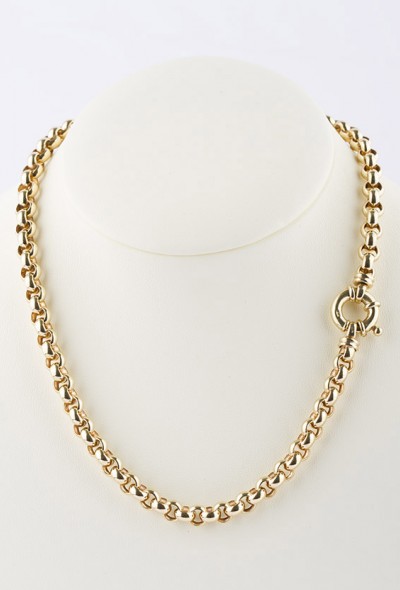 Gouden jasseron collier